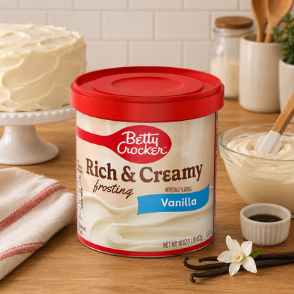 Betty Crocker Rich & Creamy Frosting Vanilla 453g