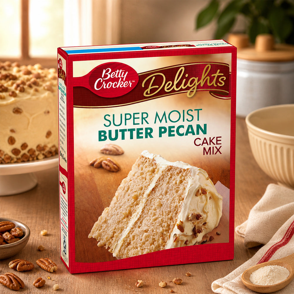 Betty Crocker Super Moist Butter Pecan Cake Mix 375g