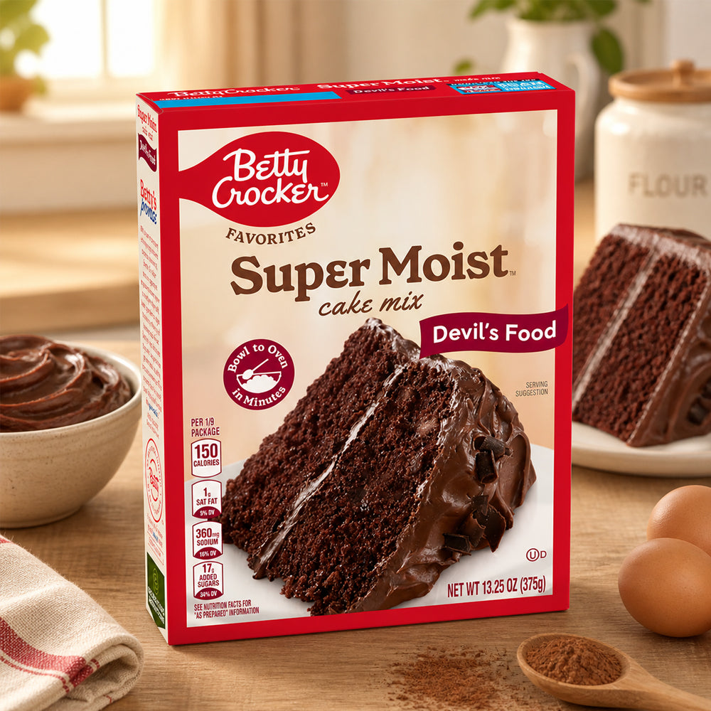 Betty Crocker Super Moist Devils Food Cake Mix 375g