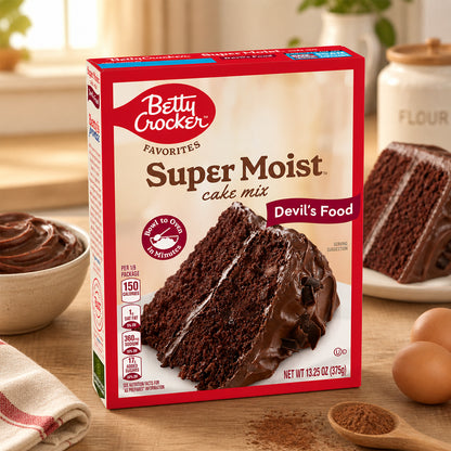 Betty Crocker Super Moist Devils Food Cake Mix 375g