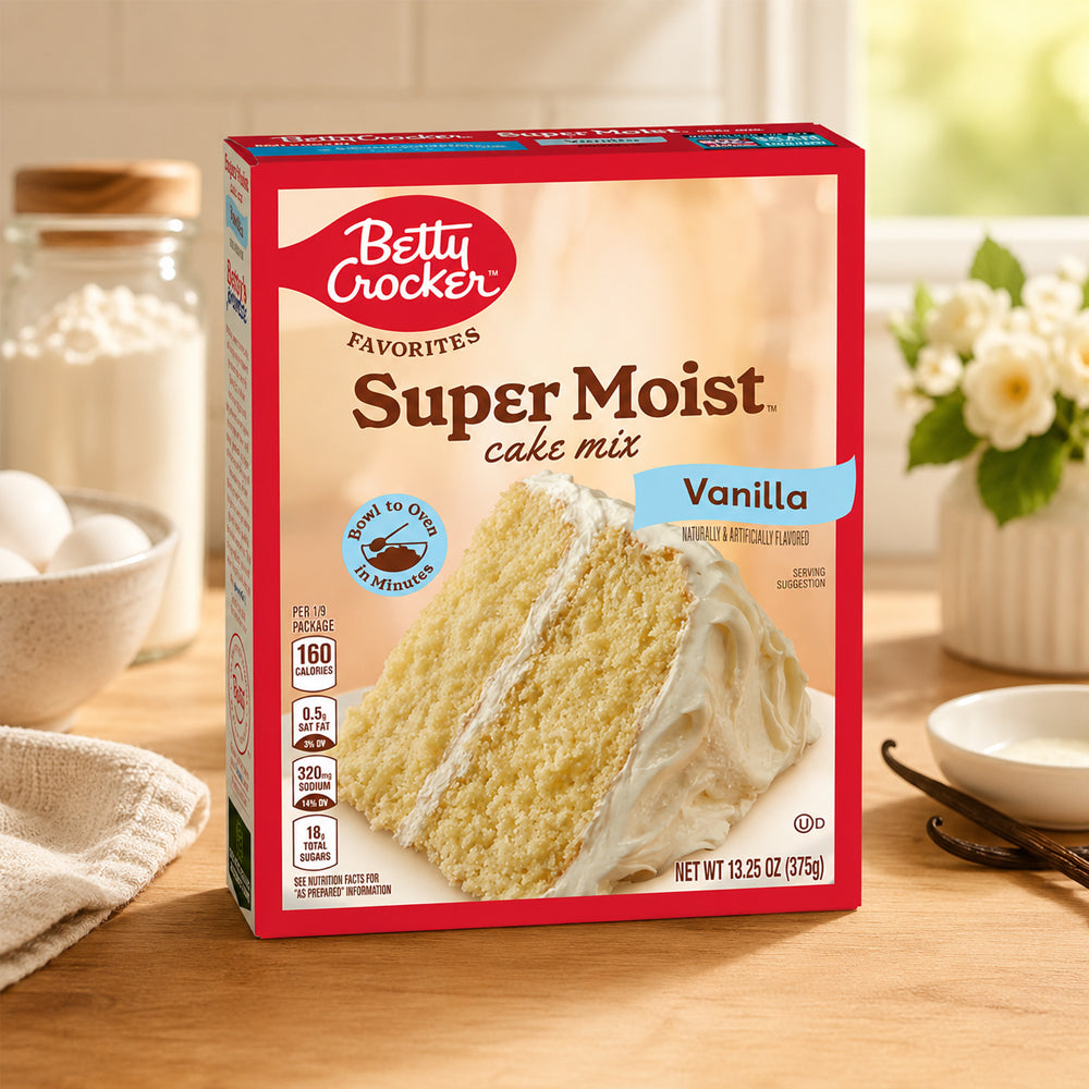 Betty Crocker Super Moist Vanilla Cake Mix 375g