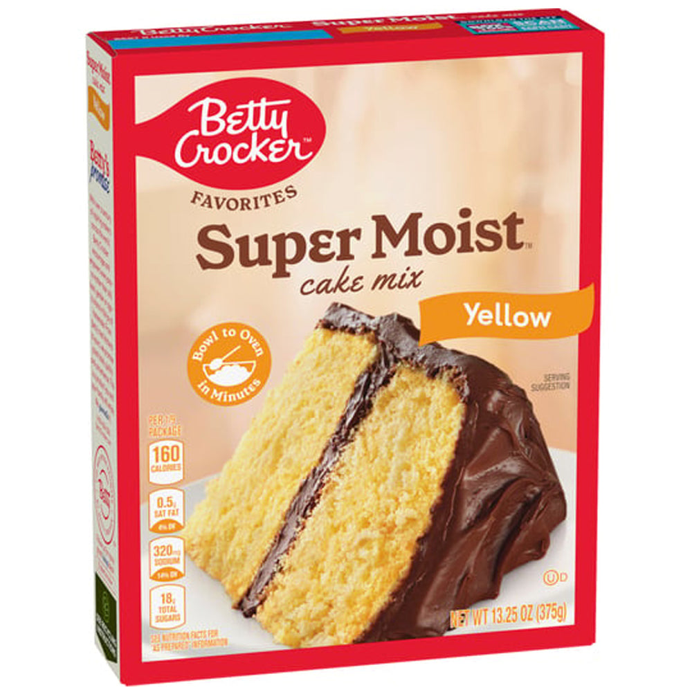 Betty Crocker Super Moist Yellow Cake Mix 375g
