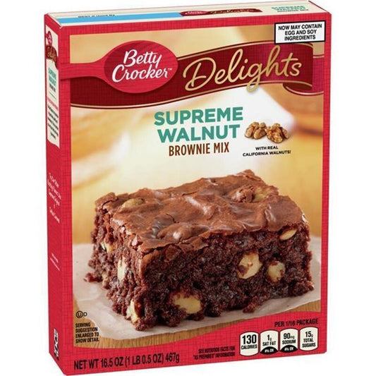 Betty Crocker Supreme Walnut Brownie Mix 467g