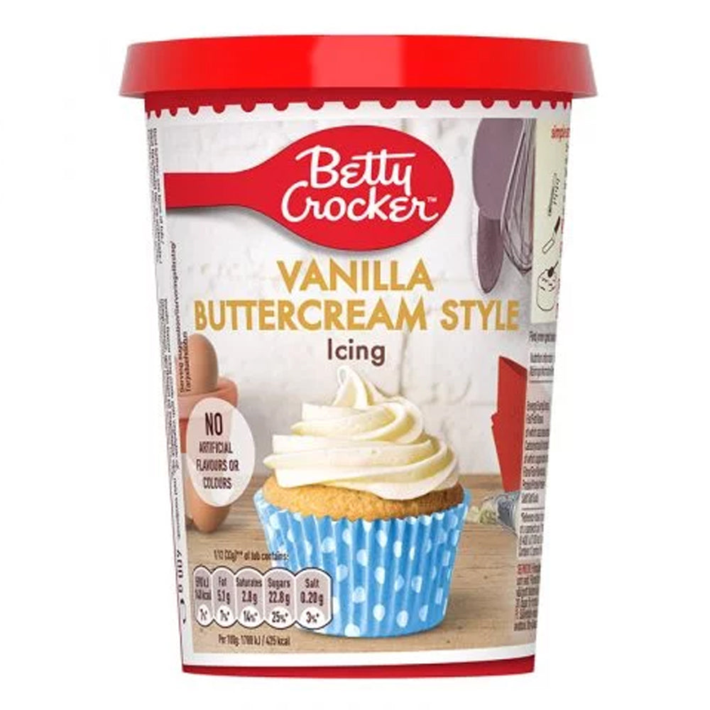 Betty Crocker Vanilla Buttercream Style icing 400g