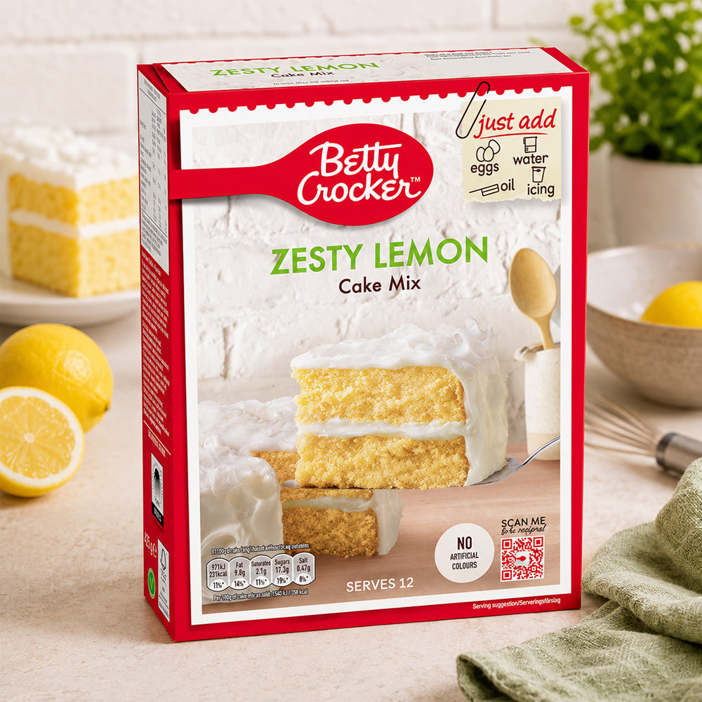 Betty Crocker Zesty Lemon Cake Mix 425g