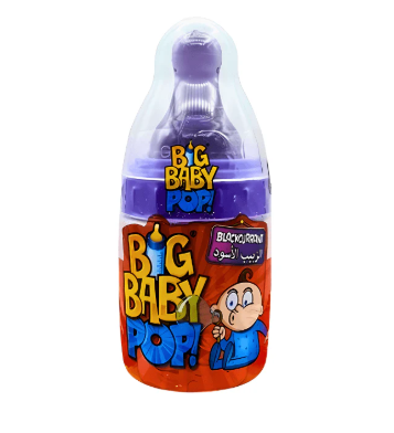 Bazooka Big Baby Pop! Strawberry & Blackcurrant 32g