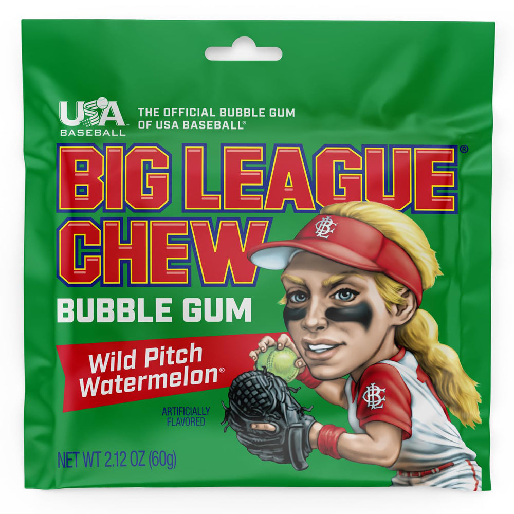 Big League Chew Bubble Gum Wild Pitch Watermelon 60g