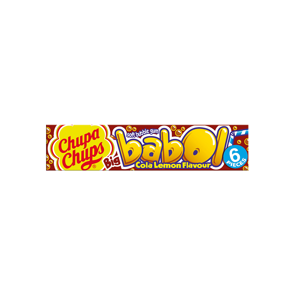Chupa Chups Big Babol Cola Lemon Gum 27,6g
