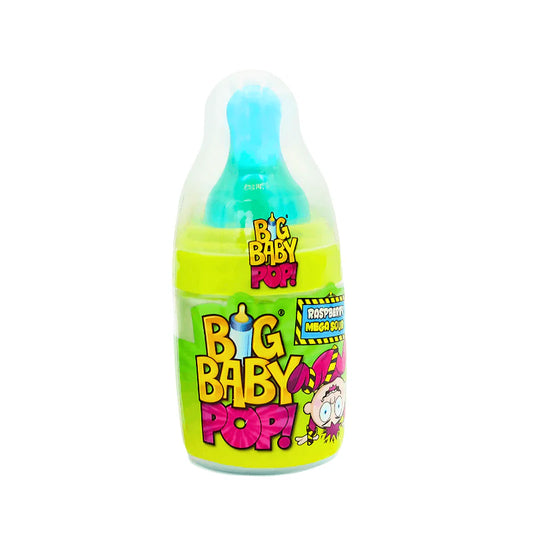 Bazooka Big Baby Pop! Raspberry Mega Sour 32g