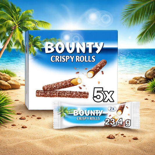 Bounty Crispy Rolls 5 Pack 117g