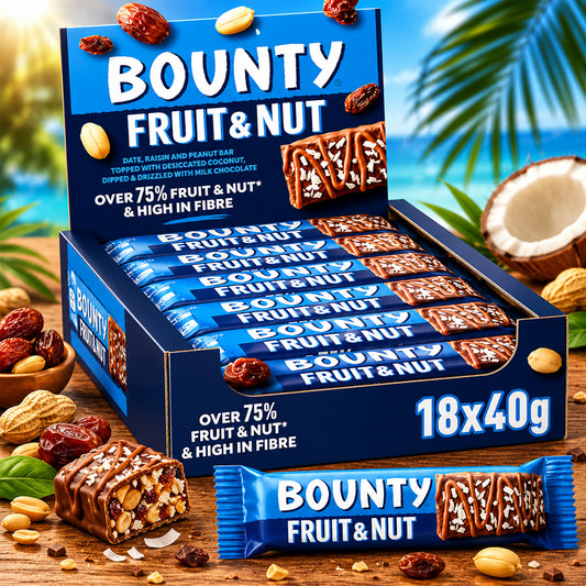 Bounty Fruit and Nut 18 x 40g Vorratspack