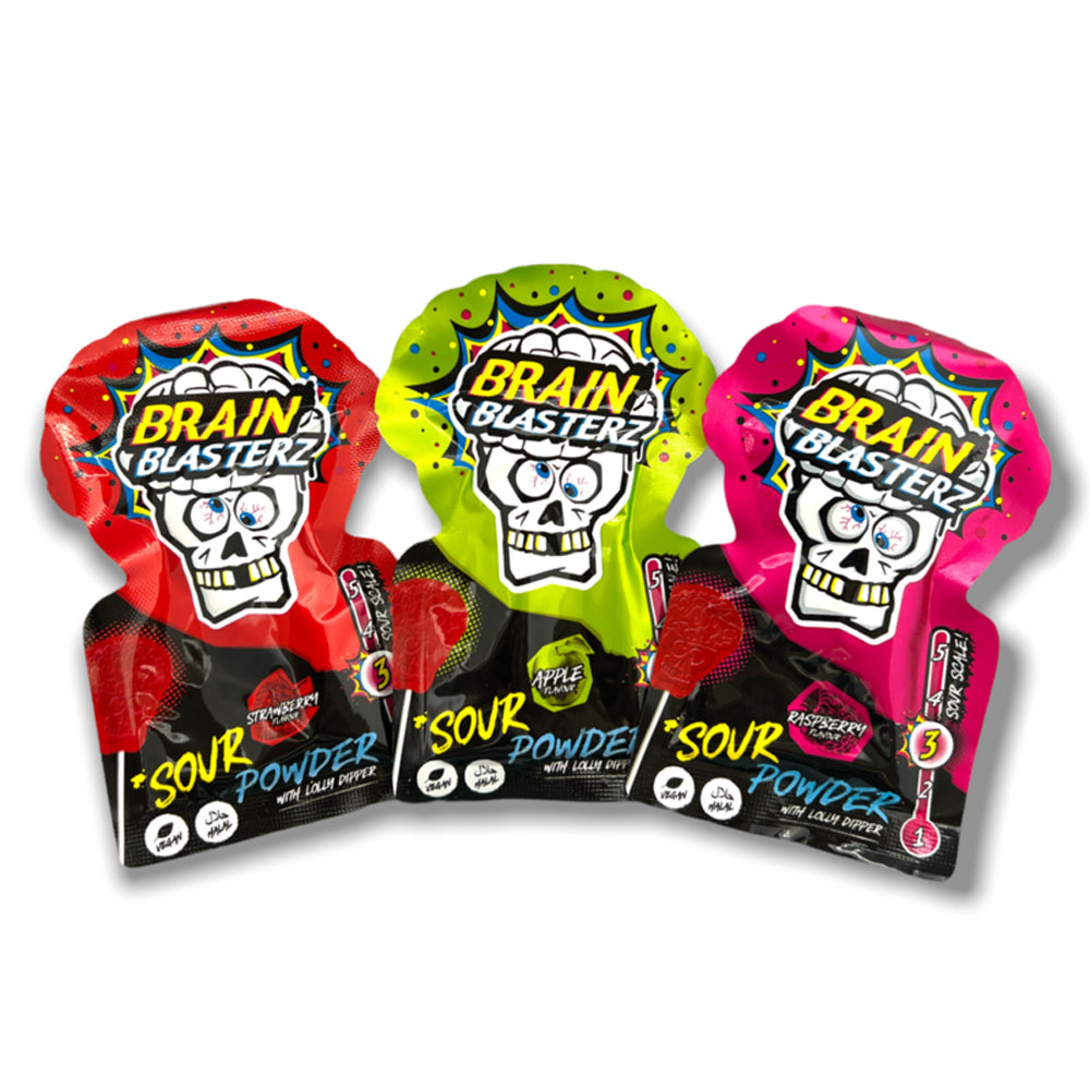 Brain Blasterz Sour Powder with Lolly Dipper 10g