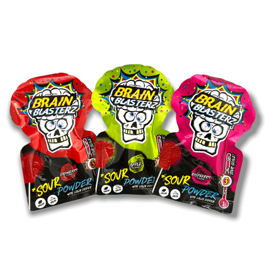 Brain Blasterz Sour Powder with Lolly Dipper 10g
