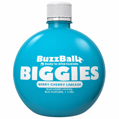 Buzzballz Biggies Mixed Drink Berry Cherry Limeade Cocktail 13,5% Vol. 1,75l