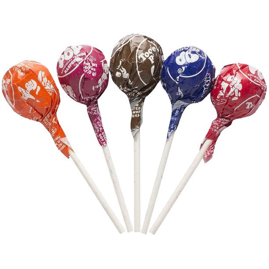 Tootsie Roll Pops - Pops Filled With Chewy Tootsie Roll Assorted 17g