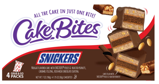 Cake Bites Snickers 198g