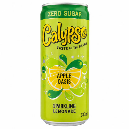 Calypso Apple Oasis Zero Sugar Sparkling Lemonade 330ml