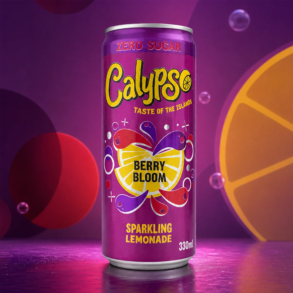 Calypso Berry Bloom Zero Sugar Sparkling Lemonade 330ml