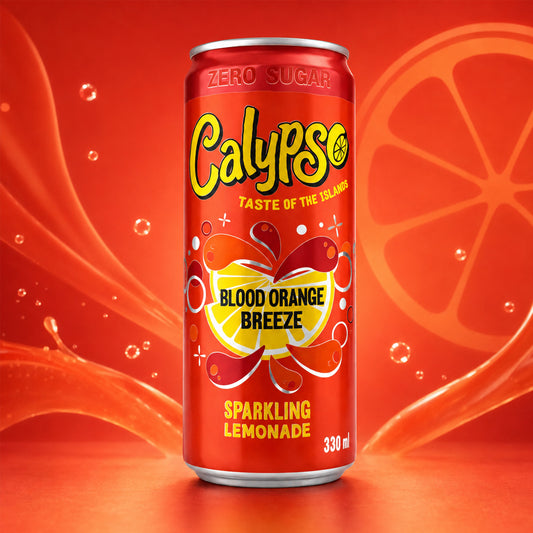 Calypso Blood Orange Breeze Zero Sugar Sparkling Lemonade 330ml