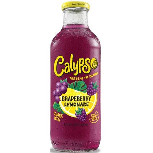 Calypso - Grapeberry Lemonade - Glasflasche - 473 ml