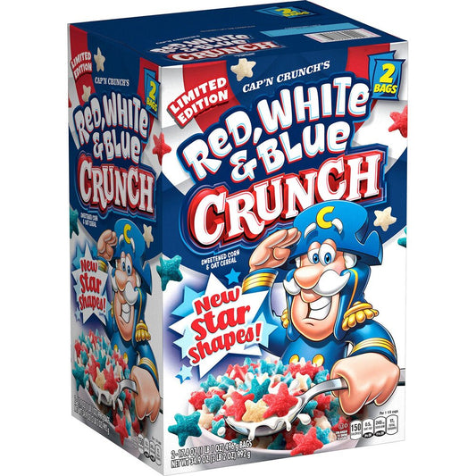 Cap'n Crunch Cerealien Red, White & Blue 992g (MHD 05.12.2022)