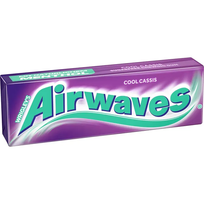 Wrigley's Airwaves Cool Cassis Zuckerfreier Kaugummi 14g
