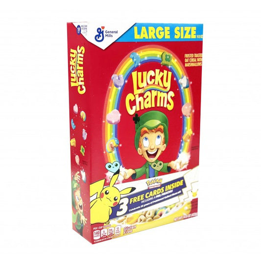 Lucky Charms - Cerealien mit Marshmallows 25th Pokemon Jubiläums Edition LARGE SIZE 422g