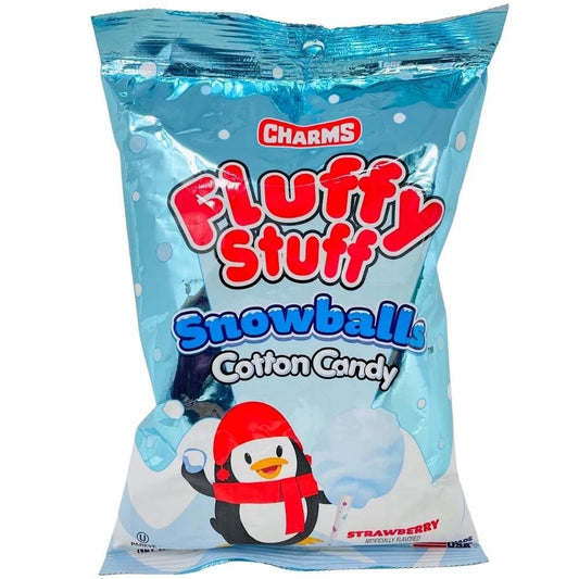 Charms Fluffy Stuff Snow Balls Cotton Candy Strawberry 60g