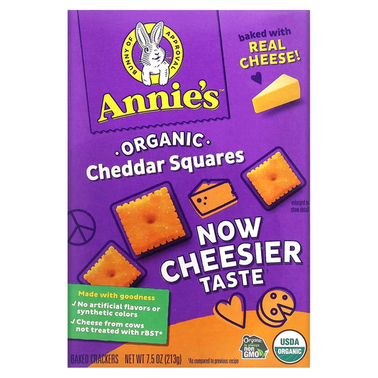 Annie´s Cheddar Squares 213g
