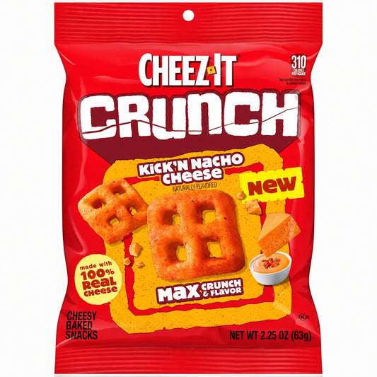 Cheez-It Crunch Kick’n Nacho Cheese Snacks 63g