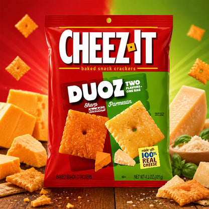 Cheez-It Duoz Sharp Cheddar Parmesan 121g