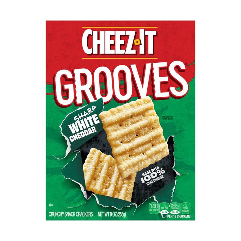 Cheez IT - Grooves White Cheddar 255g (MHD 03.11.2024)