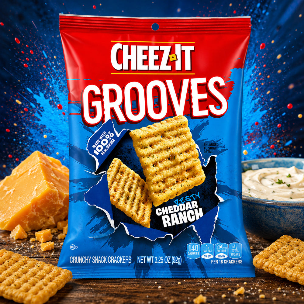 Cheez-It Grooves Zesty Cheddar Ranch 92g