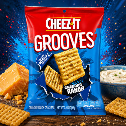 Cheez-It Grooves Zesty Cheddar Ranch 92g