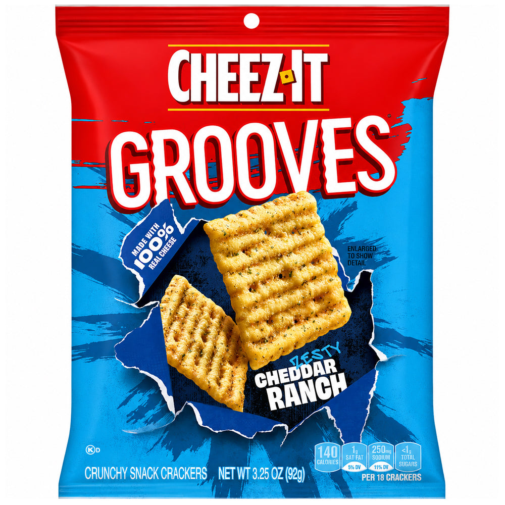 Cheez-It Grooves Zesty Cheddar Ranch 92g