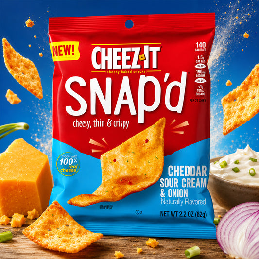 Cheez-It Snap'd Cheddar Sour Cream & Onion 62g