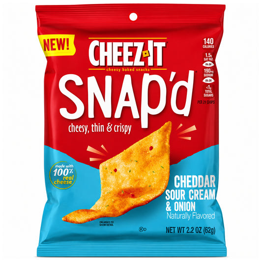 Cheez-It Snap'd Cheddar Sour Cream & Onion 62g