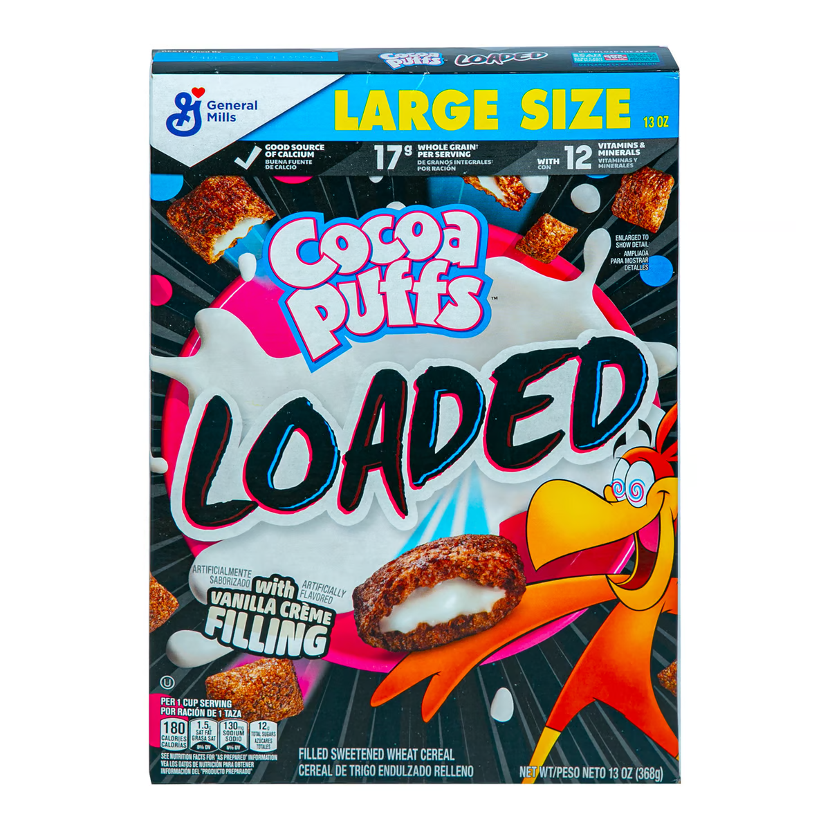 General Mills  - Coco Puff Loaded with Vanilla Cream Filling 368g