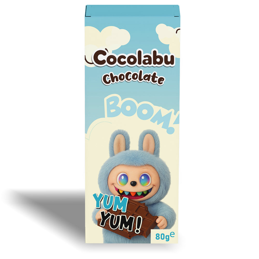 Cocolabu Chocolate Boom! Yum Yum! – Weiße Schokolade Angel Hair mit Pistaziencremefüllung 80g