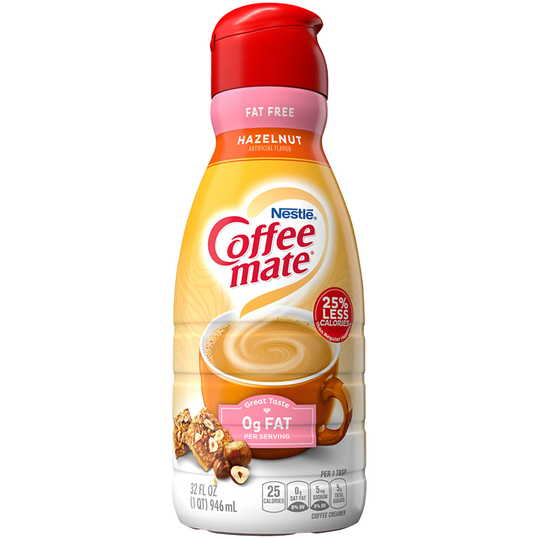 Nestle Coffee Mate - Hazelnut Coffee Creamer Fat Free 946ml