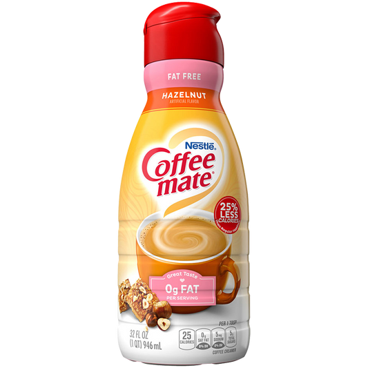 Nestle Coffee Mate - Hazelnut Coffee Creamer Fat Free 946ml