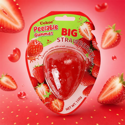 Cokoc Peelable Gummies Big Strawberry 150g
