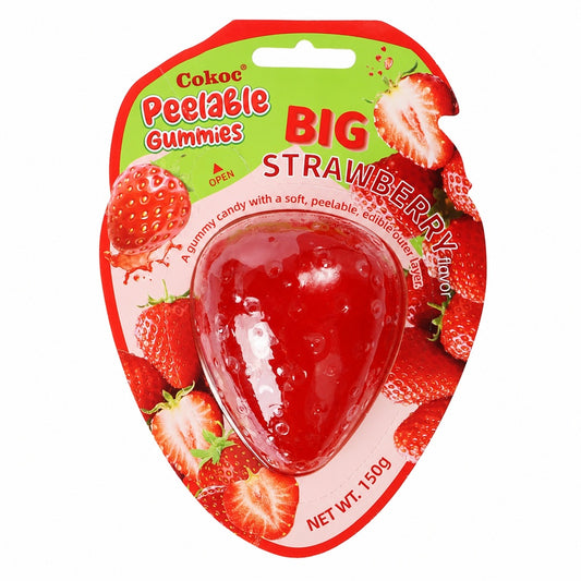 Cokoc Peelable Gummies Big Strawberry 150g