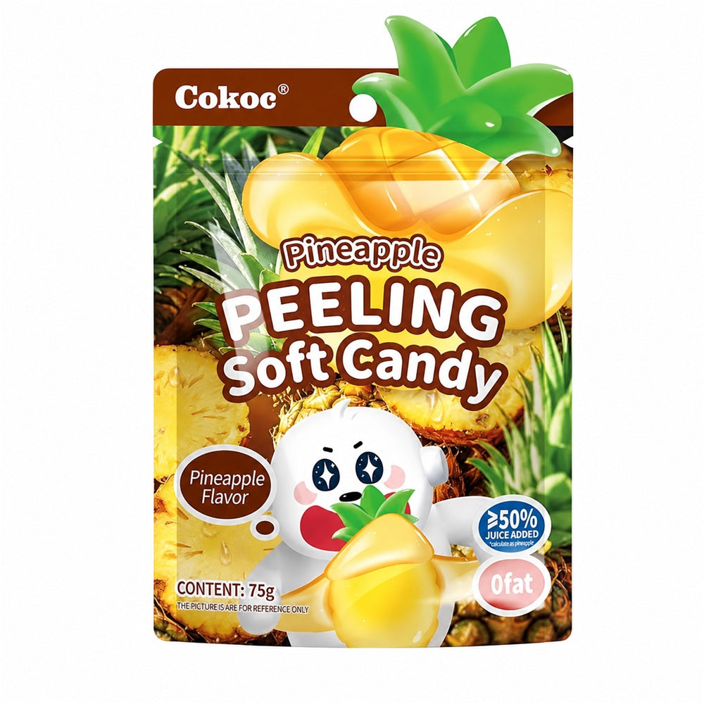 Cokoc Pineapple Peeling Soft Candy 75g