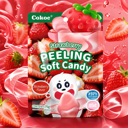 Cokoc Strawberry Peeling Soft Candy 75g