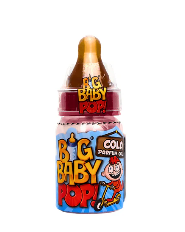 Bazooka Big Baby Pop! Cola & Raspberry 32g