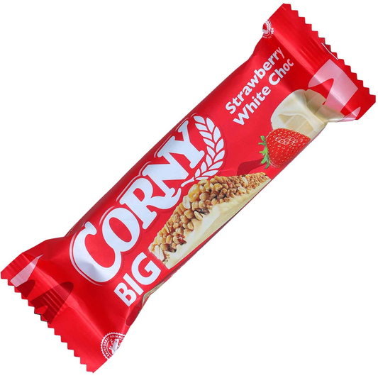 Corny Big Strawberry White Chocolate 40g