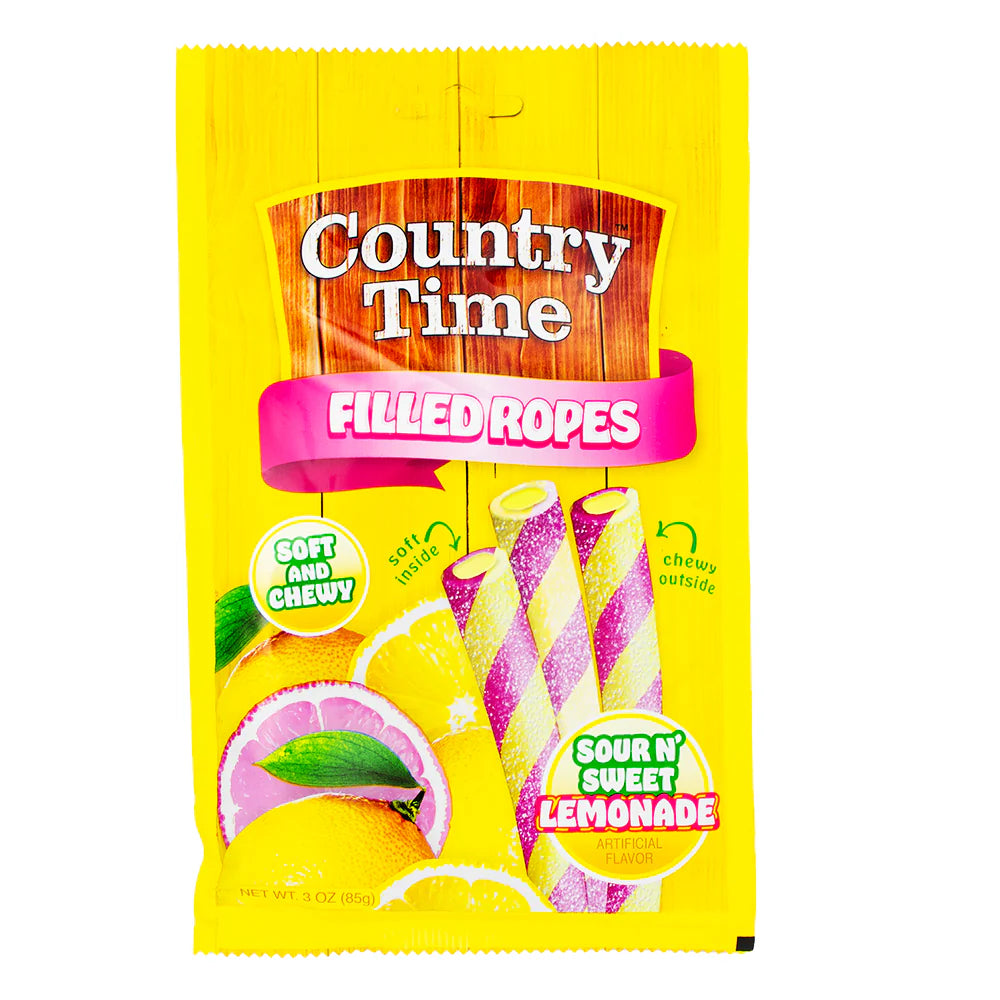 Country Time -Filled Ropes - Sour n' Sweet Lemonade 85g