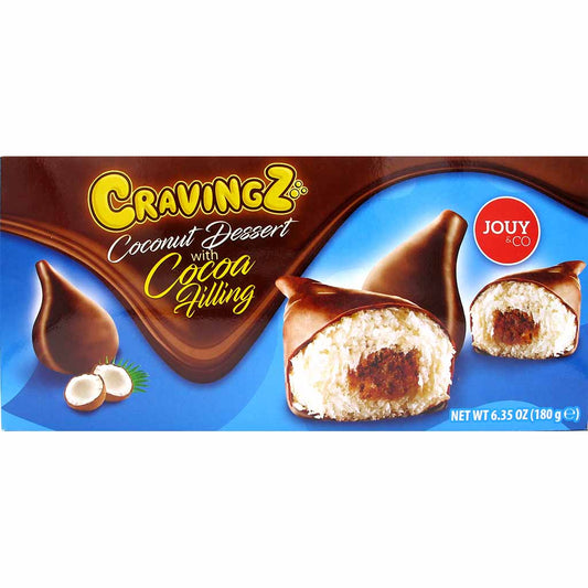 Cravingz Coconut Dessert with Cocoa Filling 180g