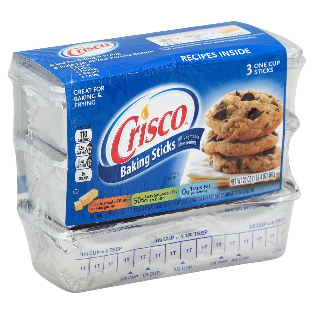 Crisco Shortening Backfett Sticks 567g